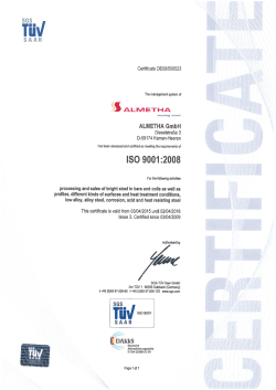 Downloads - ALMETHA GmbH