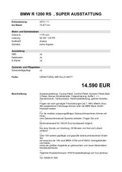 Detailansicht BMW R 1200 RS €,€SUPER