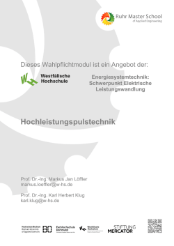 Hochleistungspulstechnik