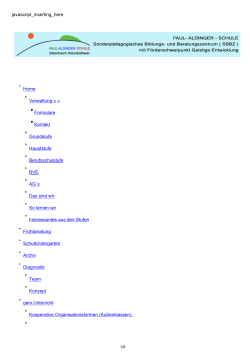 Neuen Homepage - Paul-Aldinger