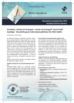 REACH-Handbuch - Reach