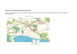 Sperrung der Ortseinfahrt Absberg über Grausenbuck Ab sofort bis