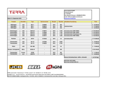 www.terra-world.com alle Preise exkl. MwSt. alle Preise Ex