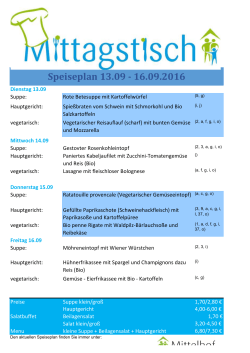 Mittagstisch