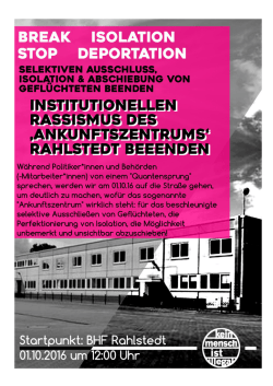 eins - Aktion Bleiberecht