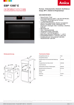 EBP 13567 E - Amica International GmbH