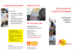 Info - Treffpunkt Ehrenamt W&uuml;rzburg