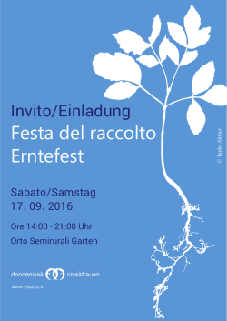 festa del raccolto 2016