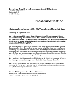 GUV versichert Mandatstr&auml;ger