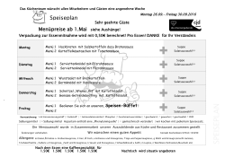 speiseplan - CJD Kaltenstein