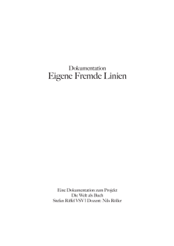 Eigene Fremde Linien - Medien denken