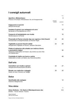 I consigli autunnali