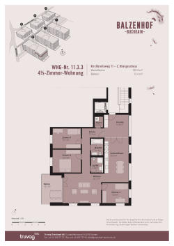 WHG-Nr. 11.3.3 4½-Zimmer-Wohnung