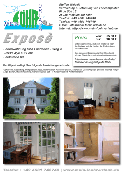 Ferienwohnung Villa Friedericia - Whg.4 25938
