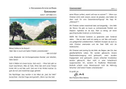 ANSICHTSVERSION Gemeindebrief August September 2016