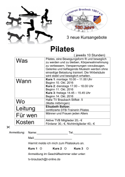 Pilates - TV Braubach