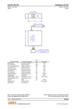 Inverter DC-AC Onduleurs CC