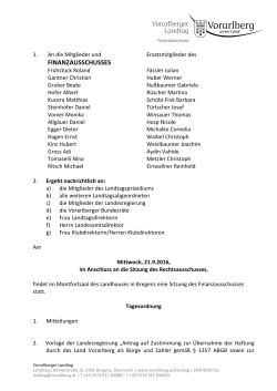 finanzausschusses