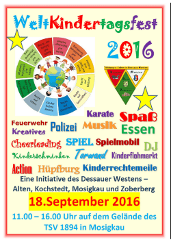 Weltkindertag 2016