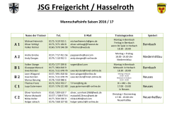 JSG Freigericht / Hasselroth