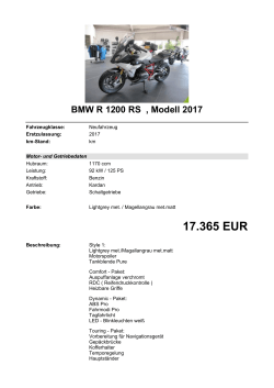 Detailansicht BMW R 1200 RS €,€Modell 2017