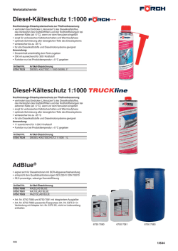 Diesel-K&auml;lteschutz 1:1000 Diesel