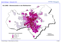 G&ouml;Linke - Wahl - Stadt G&ouml;ttingen