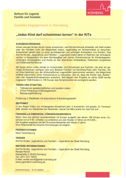 Jedes Kind darf schwimmen lernen
