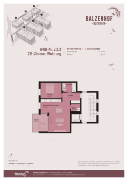 WHG-Nr. 7.2.2 2½-Zimmer-Wohnung