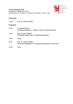 Infektiologie