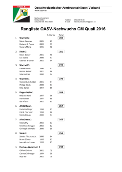 GM Qualifikation 1. Runde