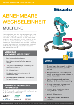 Multiline E - Eisele Pneumatics GmbH + Co. KG