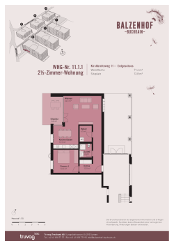 WHG-Nr. 11.1.1 2½-Zimmer-Wohnung