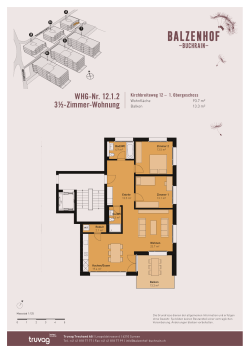 WHG-Nr. 12.1.2 3½-Zimmer-Wohnung
