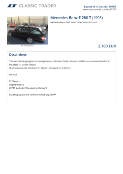 Mercedes-Benz E 280 T (1995) 2.700 EUR