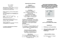 Tagungsprogramm 2016 als PDF-Datei
