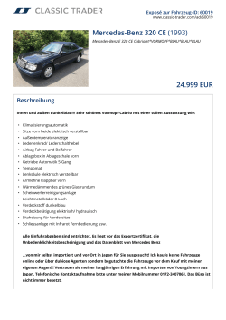 Mercedes-Benz 320 CE (1993) 24.999 EUR
