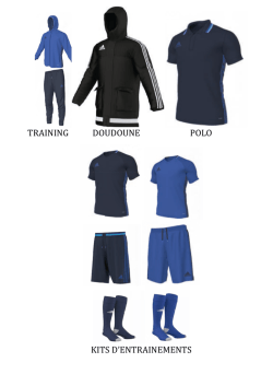 TRAINING DOUDOUNE POLO KITS D`ENTRAINEMENTS