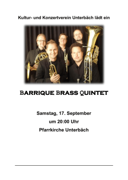 Barrique Brass Quintet