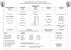 Programm VG-Schießen - Schützenverein Bavaria Pinzberg