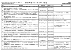 資料リスト 【 バミューダ（イギリス領） 】