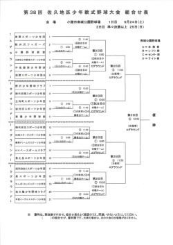 I&rarr; し - 浅間スポーツ少年団
