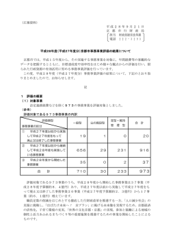 （平成27年度分）京都市事務事業評価の結果について(PDF形式, 365.16