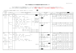平成29年度横浜国立大学入学者選抜要項の記載内容の訂正等について