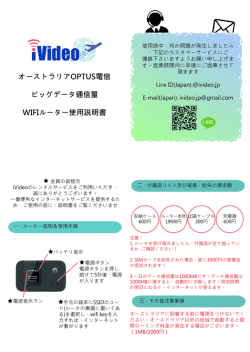 説明書 - iVideo