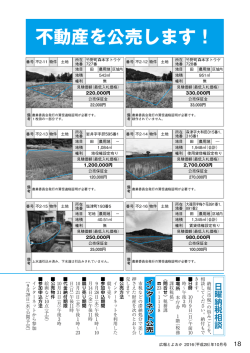 不動産を公売します！