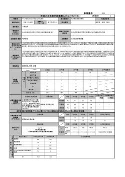 （ ） 平成28年度行政事業レビューシート 内閣府 事業番号