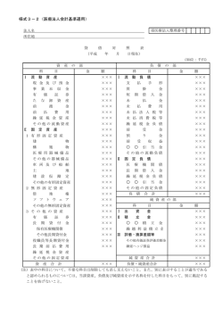 様式3－2（医療法人会計基準適用）