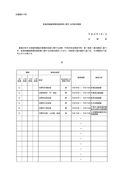 多面的機能発揮促進事業に関する計画の概要