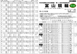 富 山 競 輪 - 別府競輪 オフィシャルサイト